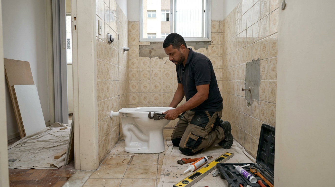 Reforço de vedação sanitária em Brasília-DF